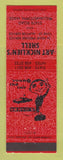 Matchbook Cover - Shell oil gas Art Nicklien's Williamstown MA RED