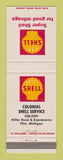 Matchbook Cover - Shell oil gas Colonial Flint MI
