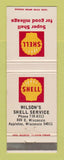 Matchbook Cover - Shell oil gas Wilson's Appleton WI
