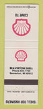 Matchbook Cover - Shell oil gas Beaverton MI