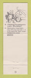 Matchbook Cover - Shell oil gas Munro Biloxi MS