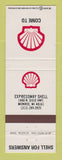 Matchbook Cover - Shell oil gas Expressway Monroe MI