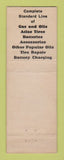Matchbook Cover - Standard oil gas Ed Waite's West Liberty IA LAMINATED