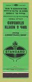 Matchbook Cover - Standard oil gas 59th and North Milwaukee WI