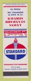 Matchbook Cover - Standard oil gas Lyons Greenfield IN low phone #