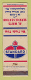 Matchbook Cover - Standard oil gas Al Waits Independence MO WEAR LAMINATED