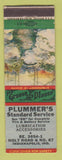 Matchbook Cover - Standard oil gas Plummer's Indianapolis IN