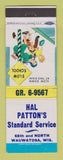 Matchbook Cover - Standard oil gas Hal Patton's Wauwatosa WI
