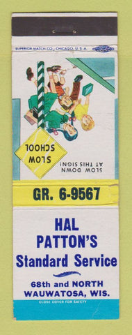 Matchbook Cover - Standard oil gas Hal Patton's Wauwatosa WI