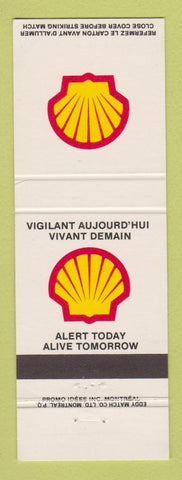 Matchbook Cover - Standard oil gas Alert Today Alive Tomorrow Canada