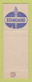 Matchbook Cover - Standard oil gas Lilly Road Garage Milwaukee WI hillbilly