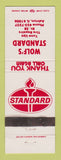 Matchbook Cover - Standard oil gas Wolf's Ashton IL WEAR
