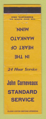 Matchbook Cover - Standard oil gas John Corneveaux Mankato MN