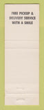 Matchbook Cover - Standard oil gas Cliff's Fargo ND