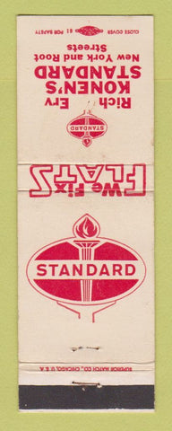 Matchbook Cover - Standard oil gas Konen's WEAR