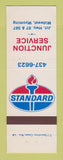 Matchbook Cover - Standard oil gas Junction Midwest WY