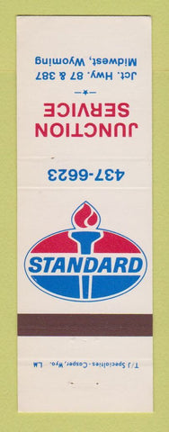 Matchbook Cover - Standard oil gas Junction Midwest WY