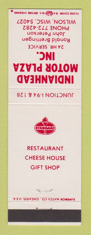 Matchbook Cover - Standard oil gas Indianhead Wilson WI