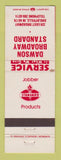 Matchbook Cover - Standard oil gas Dawson Shelbyville IN