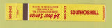 Matchbook Cover - Standard oil gas South Southfield MI 10 Strike