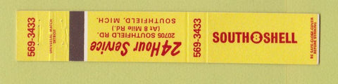 Matchbook Cover - Standard oil gas South Southfield MI 10 Strike