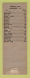 Matchbook Cover - Standard oil gas Trucker's Marengo IA WEAR LAMINATED