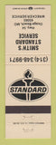 Matchbook Cover - Standard oil gas Smith's Osage Beach MO
