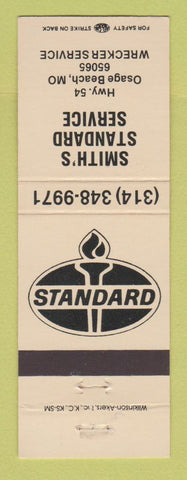 Matchbook Cover - Standard oil gas Smith's Osage Beach MO