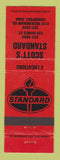 Matchbook Cover - Standard oil gas Scott's Davenport IA