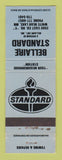 Matchbook Cover - Standard oil gas Bellaire White Bear Lake MN WEAR