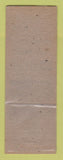 Matchbook Cover Standard oil gas Short's South Whitley IN low phone # LAMINATED