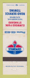 Matchbook Cover - Standard oil gas Elmwood Park