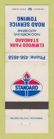 Matchbook Cover - Standard oil gas Elmwood Park