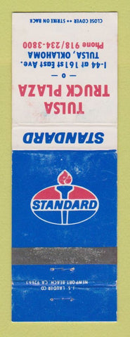 Matchbook Cover - Standard oil gas Tulsa OK WEAR