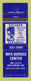 Matchbook Cover - Standard oil gas MFA New Florence MO