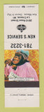 Matchbook Cover - Standard oil gas Ken's La Crosse WI