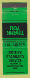 Matchbook Cover - Standard oil gas Smith's Osage Beach MO GREEN WEAR