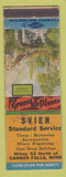 Matchbook Cover - Standard oil gas Svien Cannon Falls MN STAINED