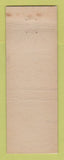 Matchbook Cover - Standard oil gas Davis Rockford IL RED LAMINATED