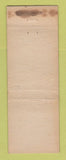 Matchbook Cover - Standard oil gas Davis Rockford IL GREEN WEAR LAMINATED