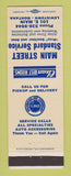 Matchbook Cover - Standard oil gas Main Street Lewiston MT