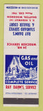 Matchbook Cover - Standard oil gas Ray Dahm's Grafton WI