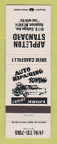 Matchbook Cover - Standard oil gas Appleton WI