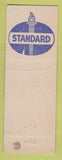 Matchbook Cover - Standard oil gas Lilly Road Garage Milwaukee WI hillbilly