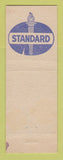Matchbook Cover - Standard oil gas Lilly Road Garage Milwaukee WI hillbilly