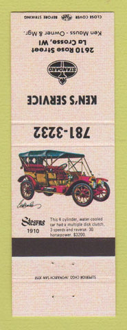 Matchbook Cover - Standard oil gas Ken's La Crosse WI