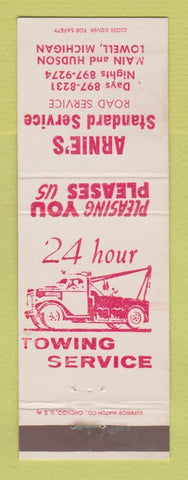 Matchbook Cover - Standard oil gas Arnie's Lowell MI