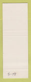 Matchbook Cover - Standard oil gas Verl's Traverse City MI