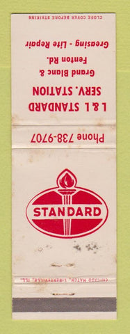 Matchbook Cover - Standard oil gas L&L Grand Blanc MI WEAR