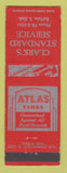 Matchbook Cover - Standard oil gas Clark's Buffalo SD Atlas Tires